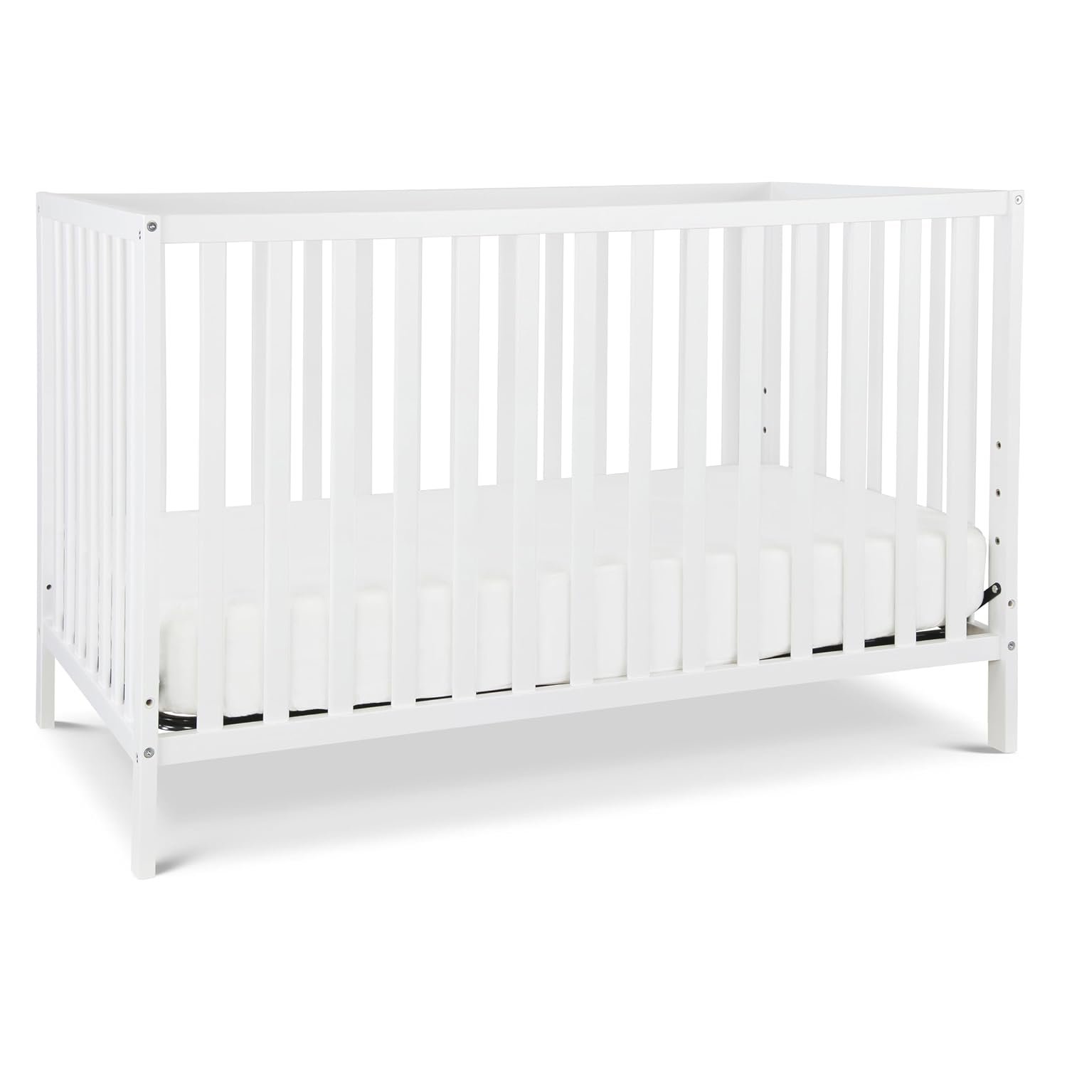 Union 3-in-1 Convertible Crib in White