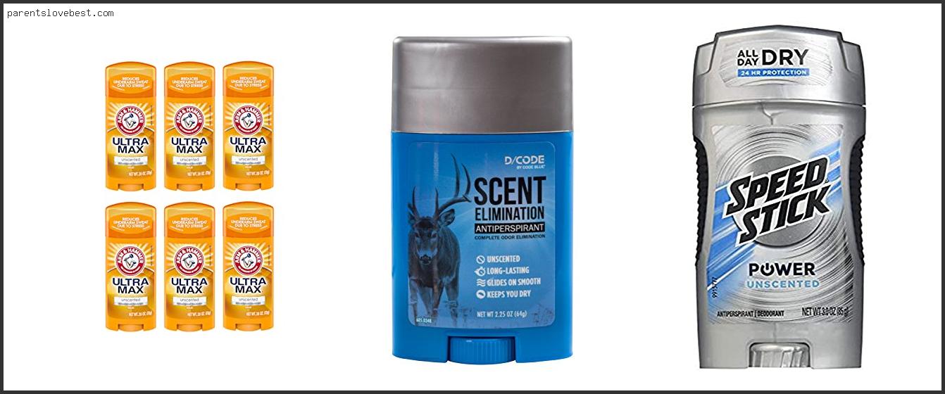 Best Unscented Deodorant For Hunting