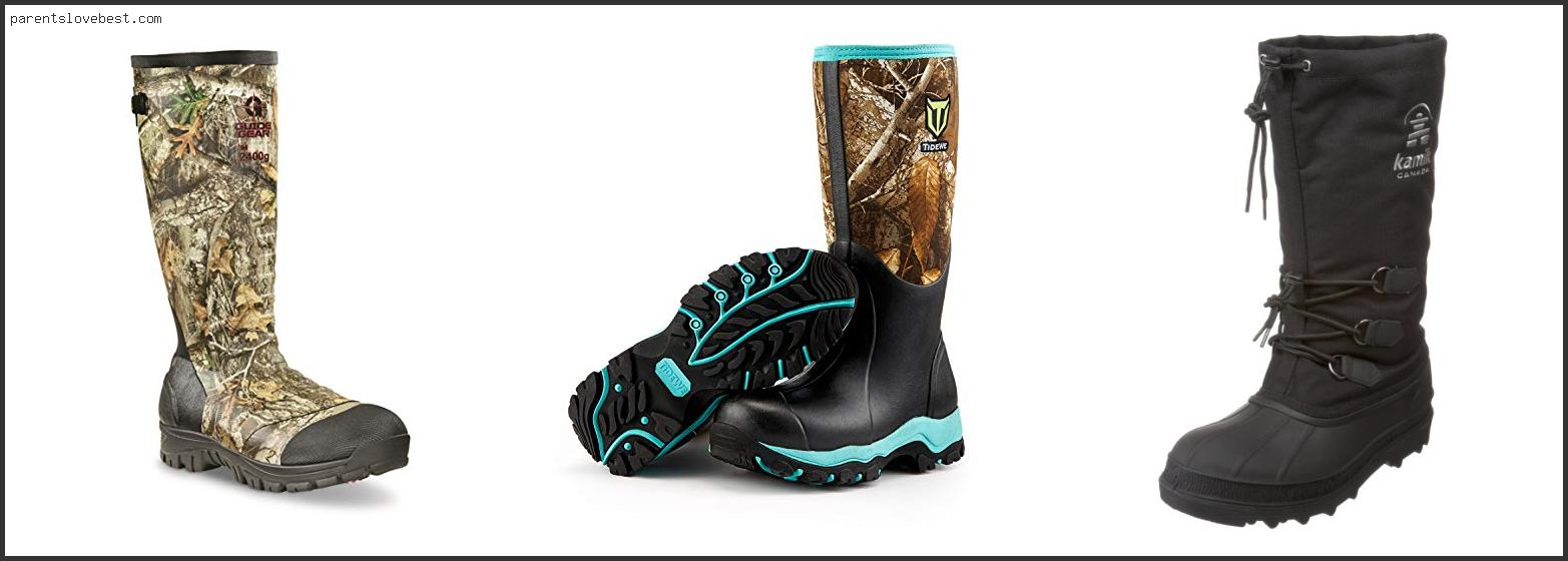 Best Rubber Hunting Boots For Cold Weather