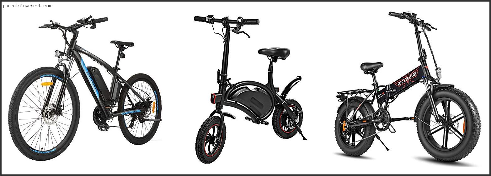 Best Electric Bike For Tall People